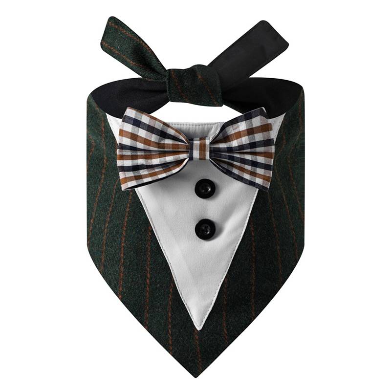 Pet suits triangular scarf dog bow tie, water scarf Golden Reta Samoyed medium large dog wedding photography dog scarf