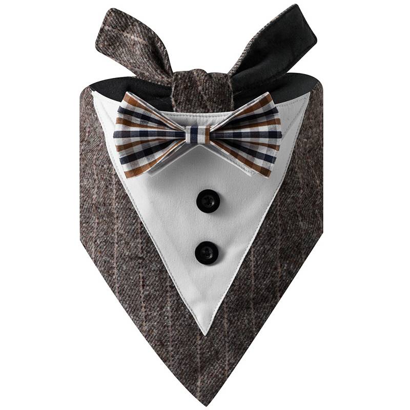 Pet suits triangular scarf dog bow tie, water scarf Golden Reta Samoyed medium large dog wedding photography dog scarf