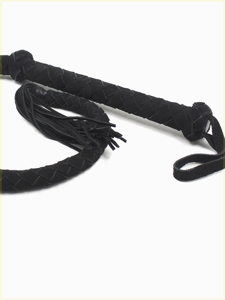 Pure leather whip, whip whip, riding dance show show, showing defense whip martial arts whip shadow