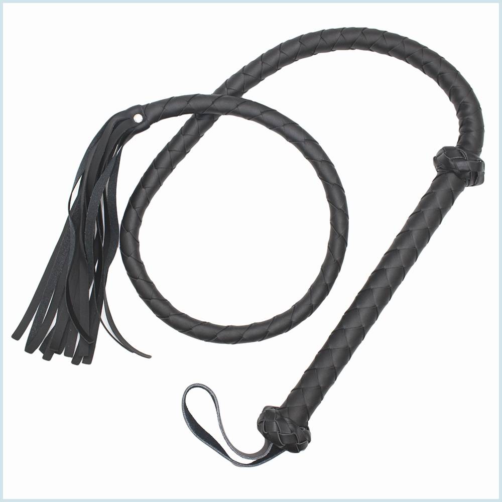 the black horse's whip is 144 cm long