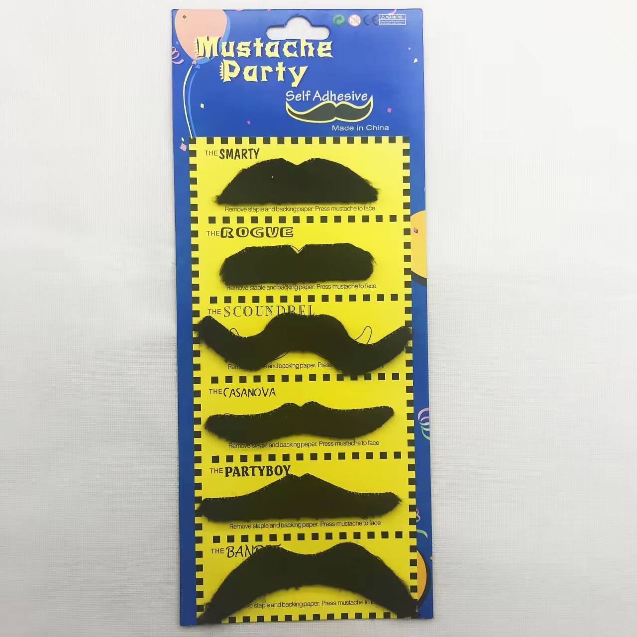 Six-carat beard black