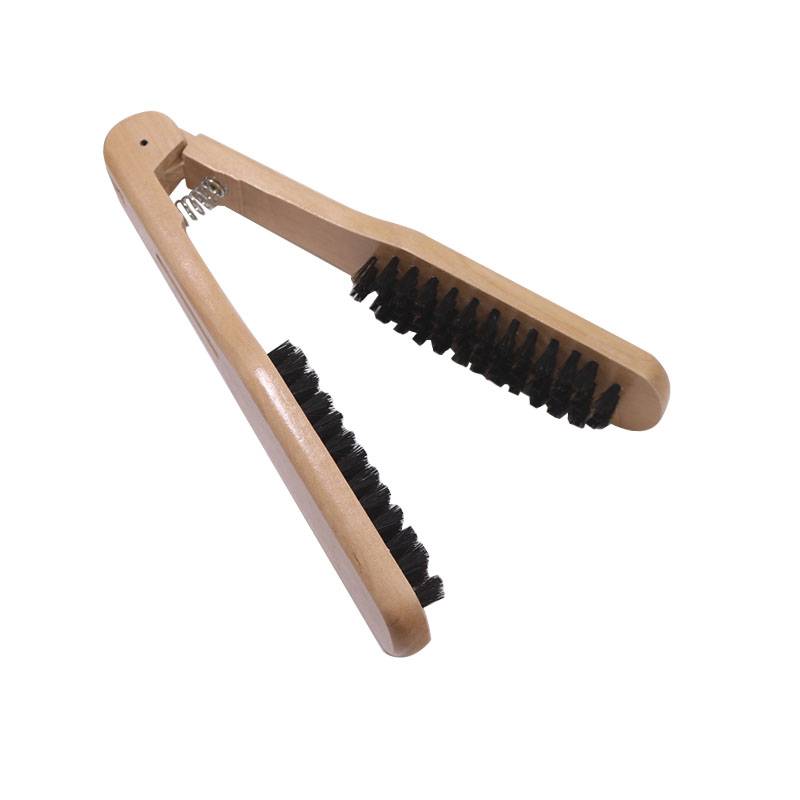 Straight combed bristle comb, pull -up combed splint hair, hairpin, sandalwood comb, straight hair curl ion