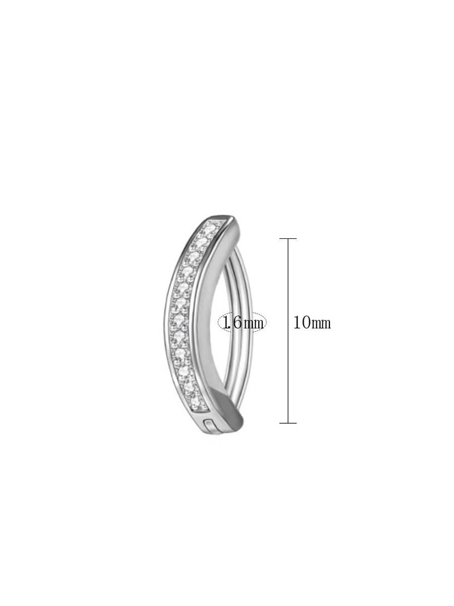Stranging girl Cool Facial Titanium Steel Fashion Simple Umbilical Nail Anti -allergic Navel Bashed Men and Women Common Jewelry