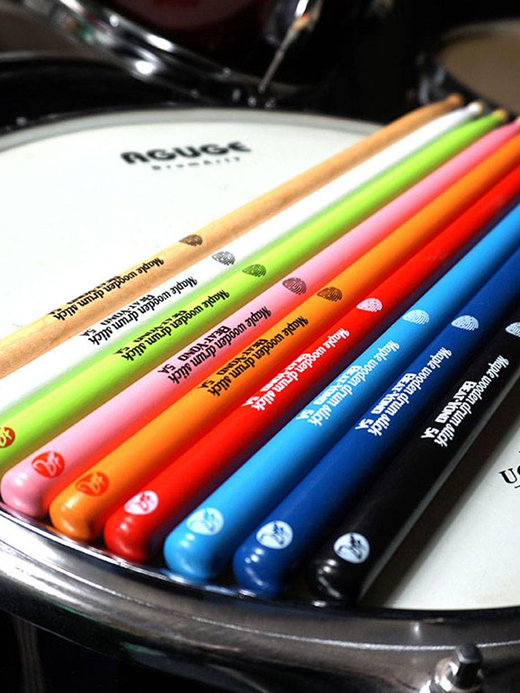 Shelf drum stick jazz drum drum drum, drum electric drum children's dedicated 7A drum stick color wooden maple 5A drumstick