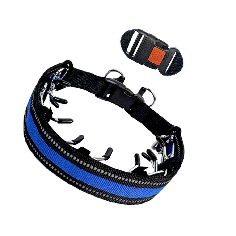 Dog-stimulating chain-to-blast dog collar pets