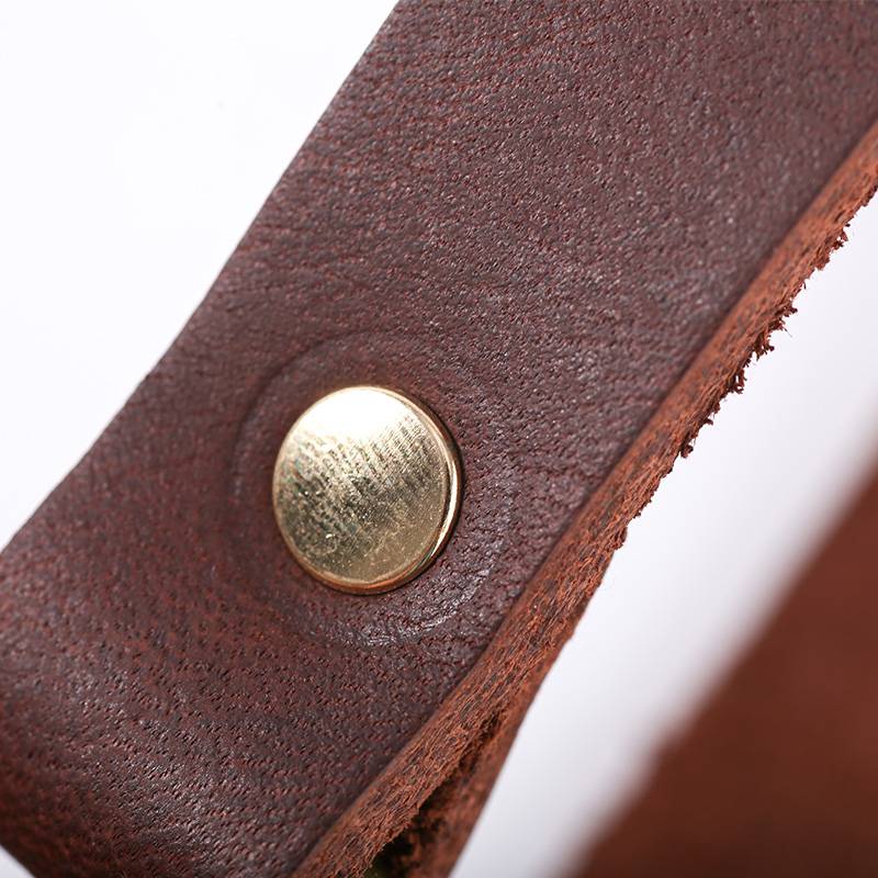 Gree dog Huibi Terlin Terri leather collar fine dog cowhide collar hunter hunter neck ring tightened dog collar