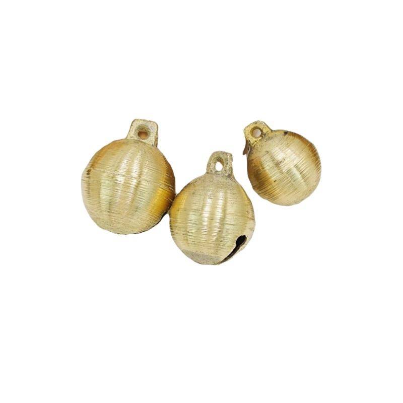 Dog bell pet cats are super loud of tiger head bell big, medium, small dog brass collar decorative teddy dog pure copper bell