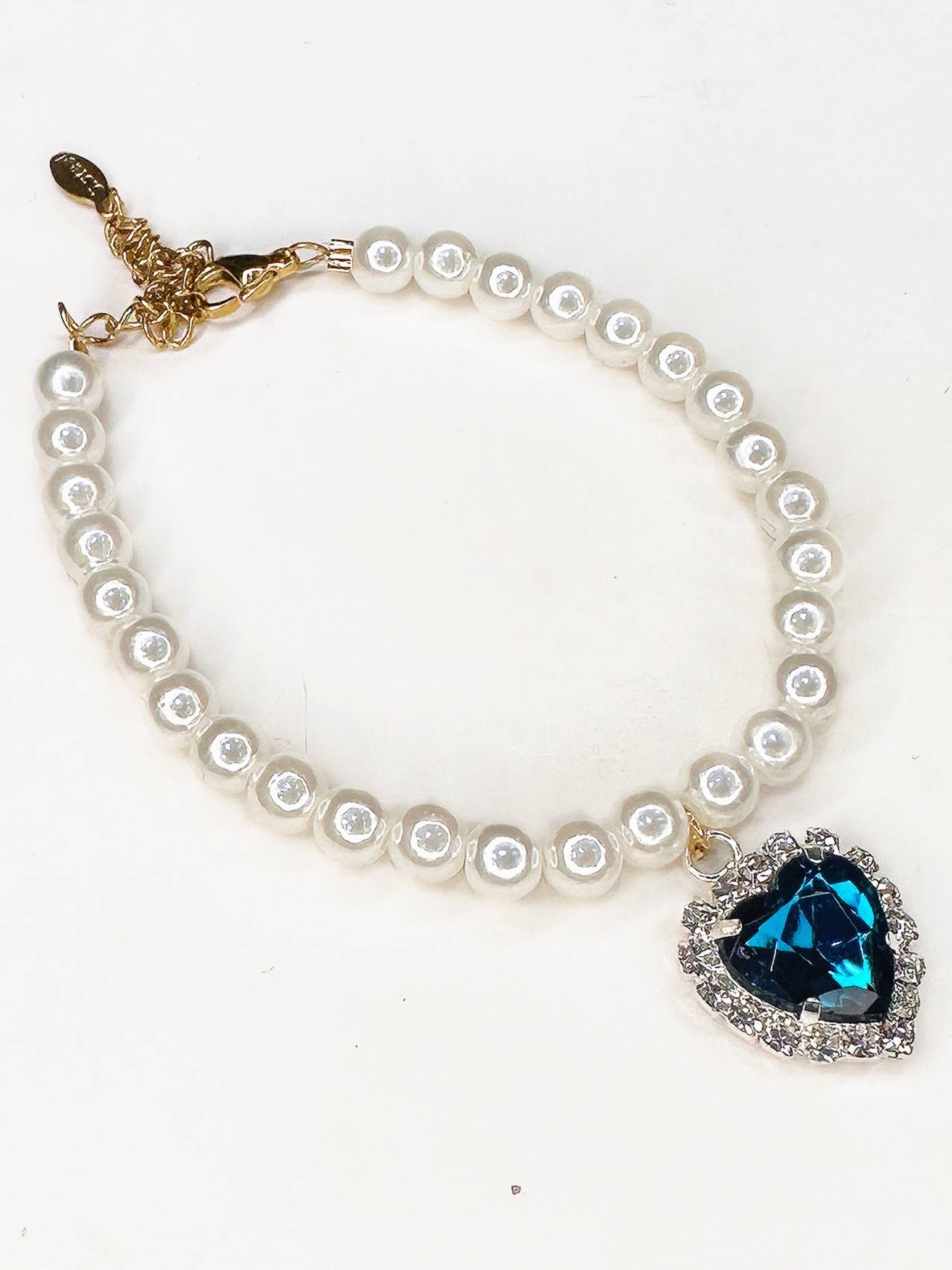 Cat pearl collar cat necklace pet supplies decorate retro gemstone German Abisinian cat jewelry