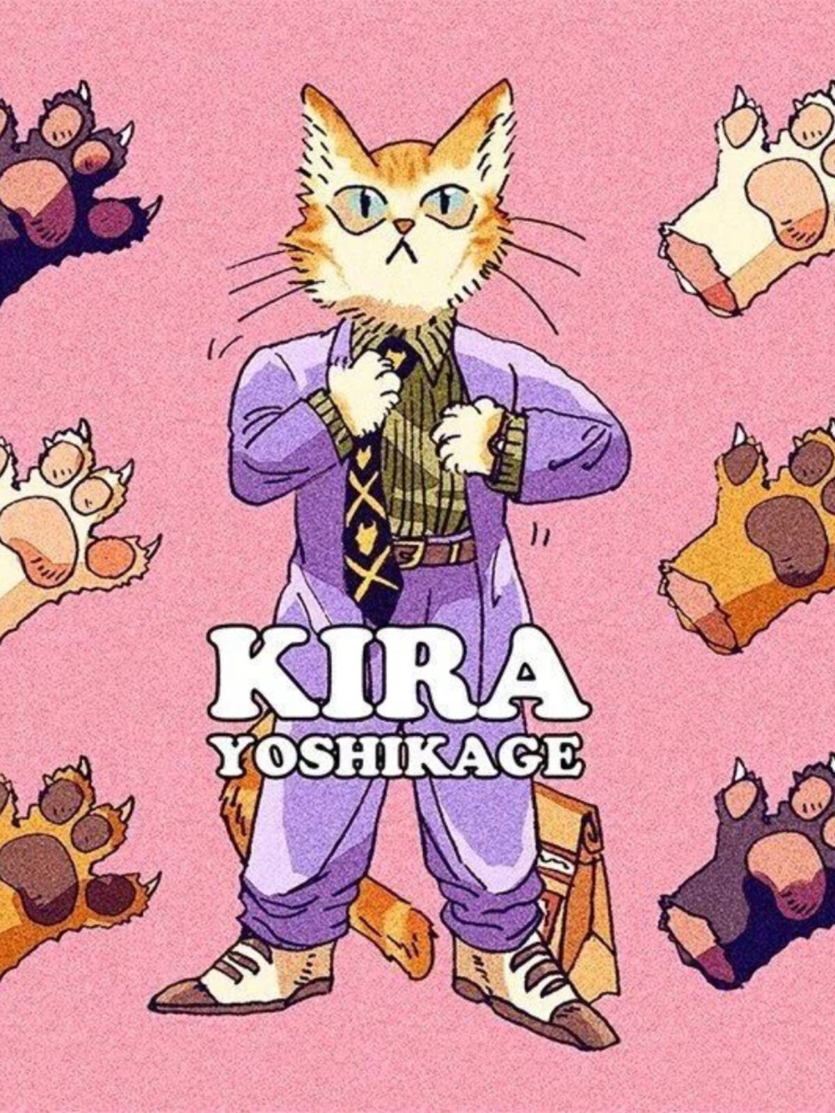 Disassembling ZZ Jiliangji Shadow Cat Tie Jojo Wonderful Adventure Pets Dog Cerring COS COS Cosks Decoration