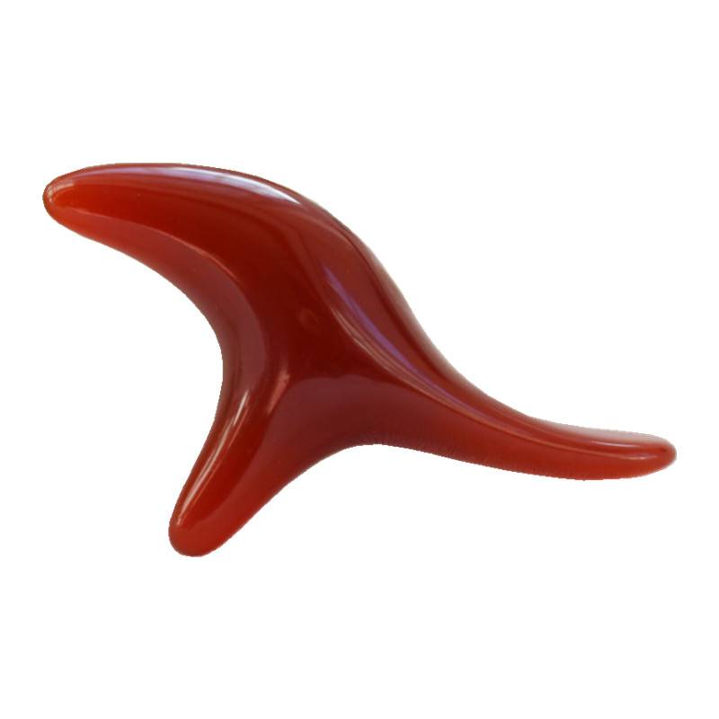 Resin beeswax, triangular foot, acupuncture point massage, laba, press the stick foot feet foot feet foot therapy massage vertebral acupoint stick