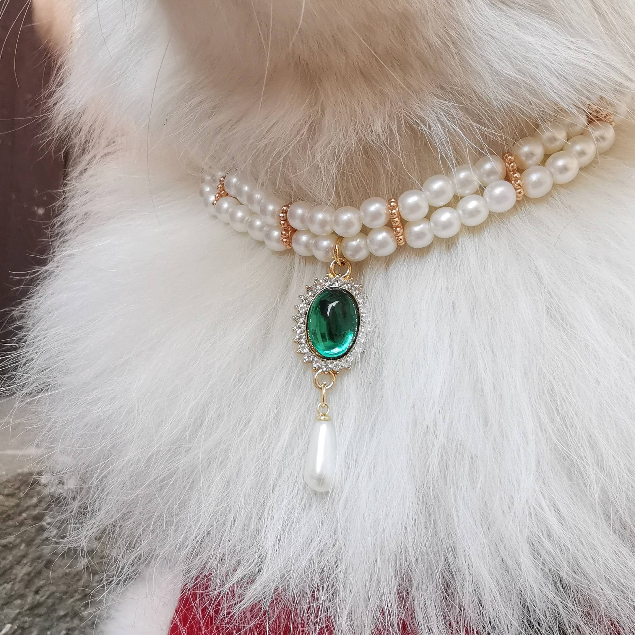 Devin Abby Panda collar cat necklace cat bells dog collar dog neck pets pet neck dog necklace