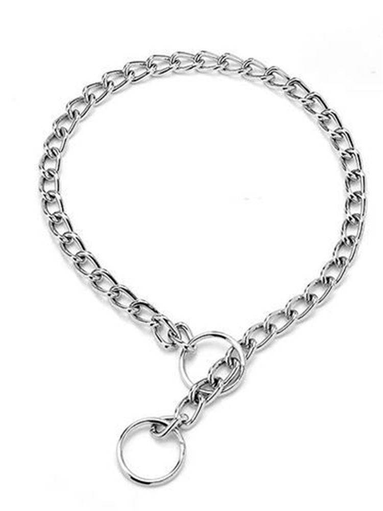 THE METAL P-CHAIN BIG DOG COLLAR