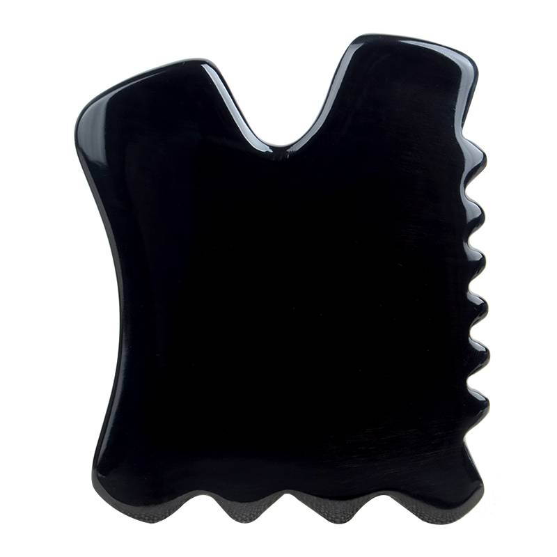 Black Bull's horn shaving plaster, with a large back of a tortoise