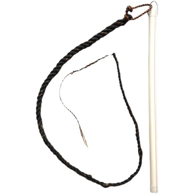 Eight steed horses, sheep whip tire thread, sheep whip, bull whip, handmade old -fashioned carriage whip head whip