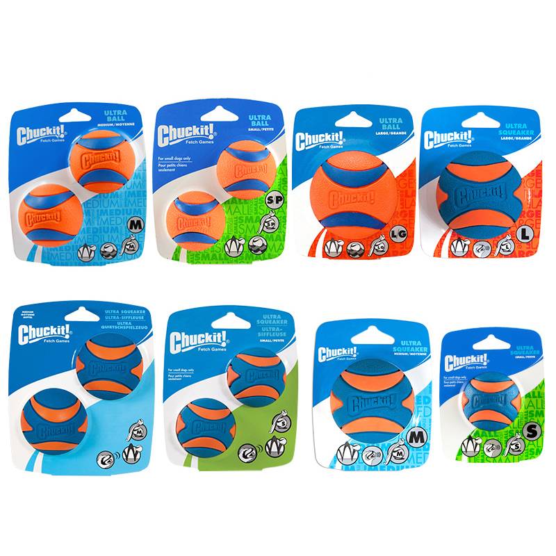 Petmate rubber ball chuckit ball pet dog toy toy, grinding teeth, interactive sound, walking dog edge