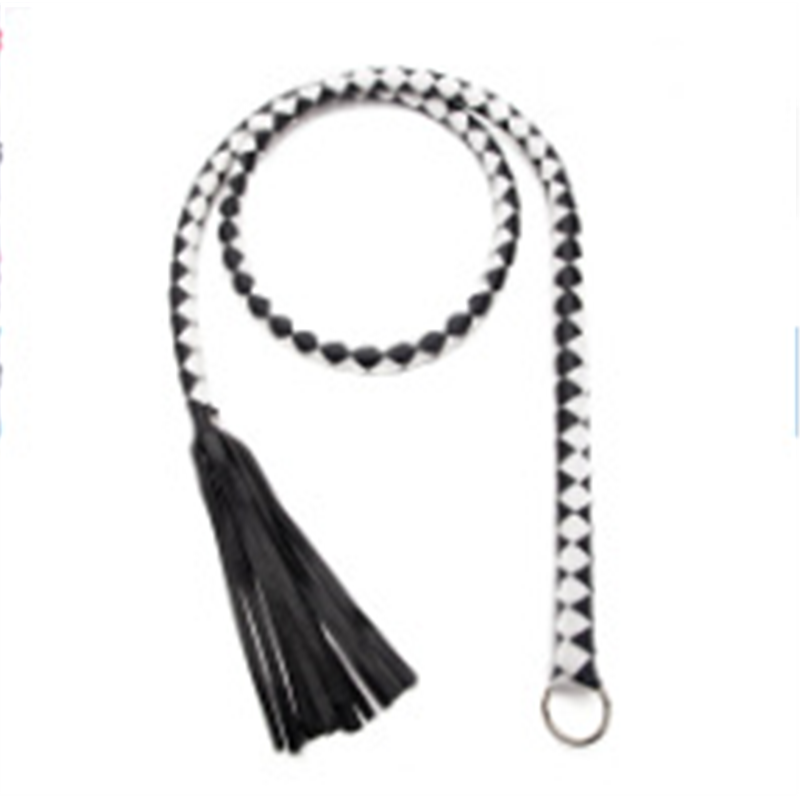 Black and white whips