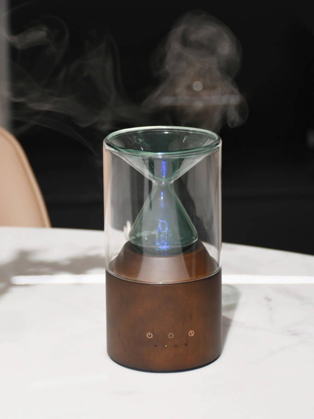 British Kakura Cold incense Creative Art Simple Essential Oil Exclusive Machine Lantern glass solid wood jet fragrance