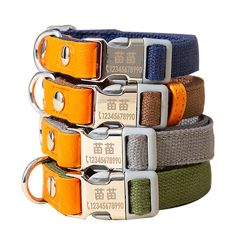 Dog collar, dog neck, neck, engraving, dog brand necklace small dog medium large dog special pet loss loss