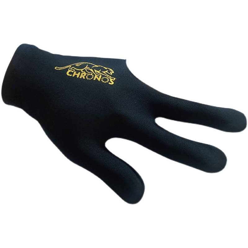 Billiards gloves three -finger gloves left hand and right hand to play billiards dedicated ice silk dew fingers anti -sweat -proof thin billiard glove men