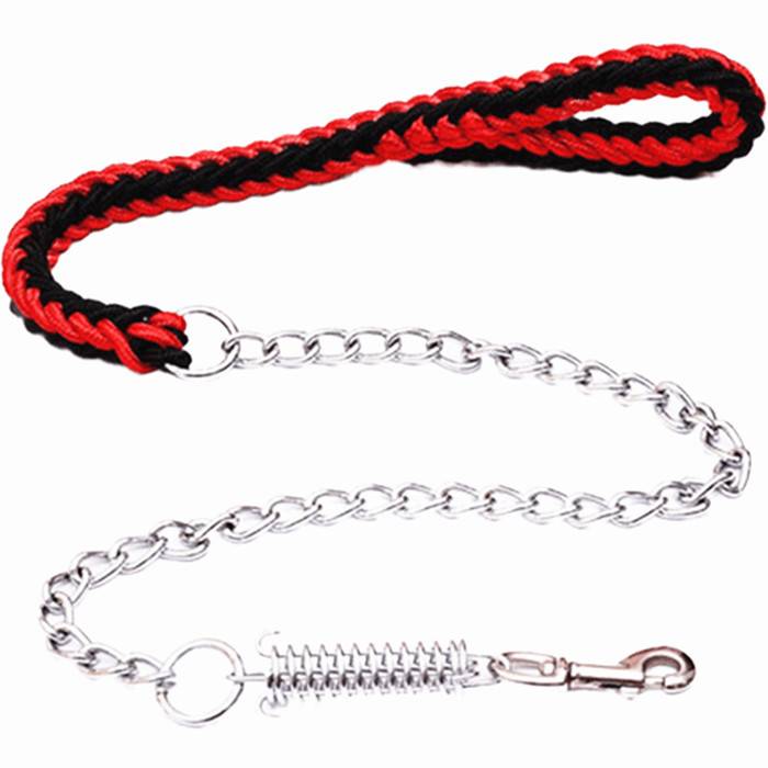 Dog anti -bite traction rope Golden hair medium large dog Labrador dog iron chain anti -explosion -proof Samoyed dog rope