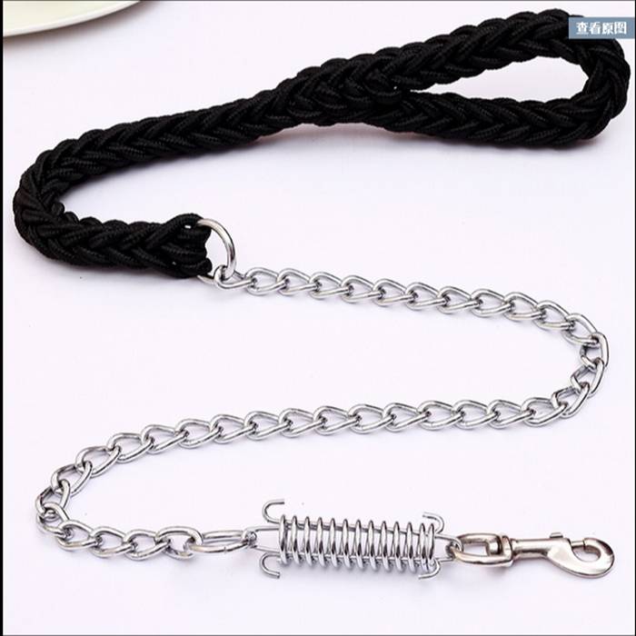 Dog anti -bite traction rope Golden hair medium large dog Labrador dog iron chain anti -explosion -proof Samoyed dog rope