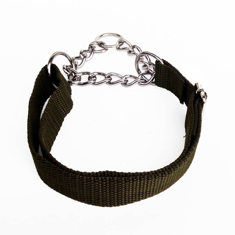 Dog Army Green Neck Rules Deedle Golden Mao Ting Circle Puppy P Chain Pet Circle Medium Dog Dog Large -scale Dogs Walking Dog Neck Case