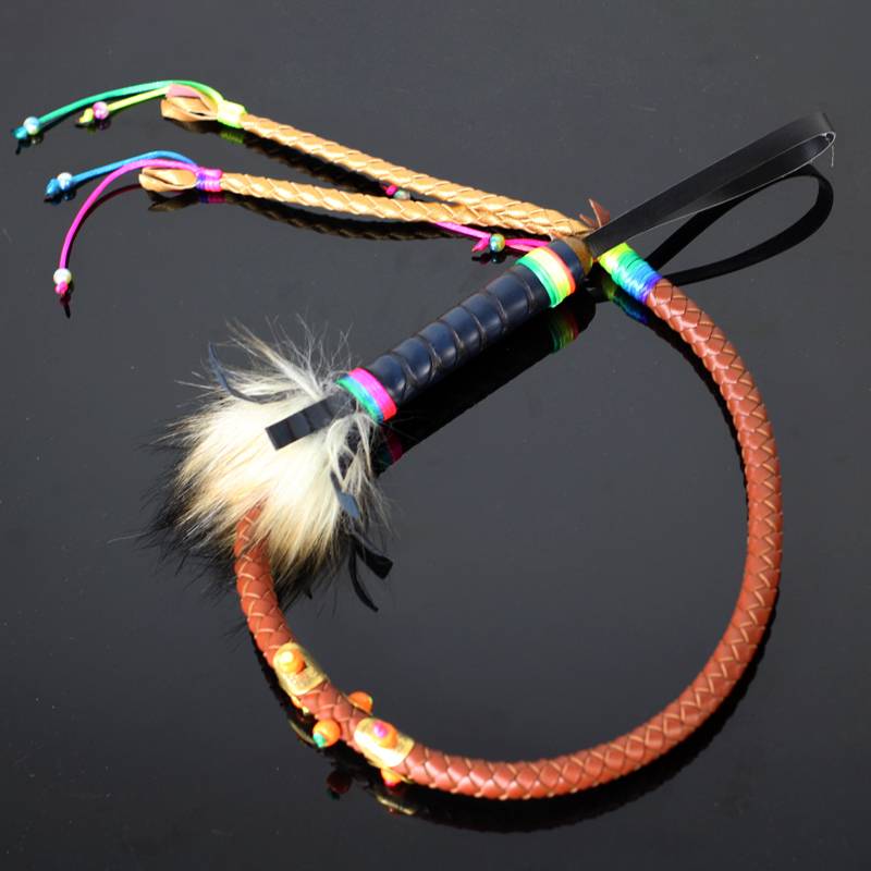 Colored whip Mongolian characteristic stage performance children's dancing horse dance props whip martial arts whip shadow television props
