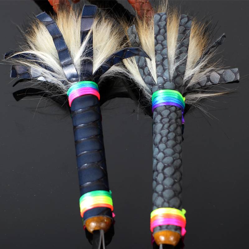 Colored whip Mongolian characteristic stage performance children's dancing horse dance props whip martial arts whip shadow television props