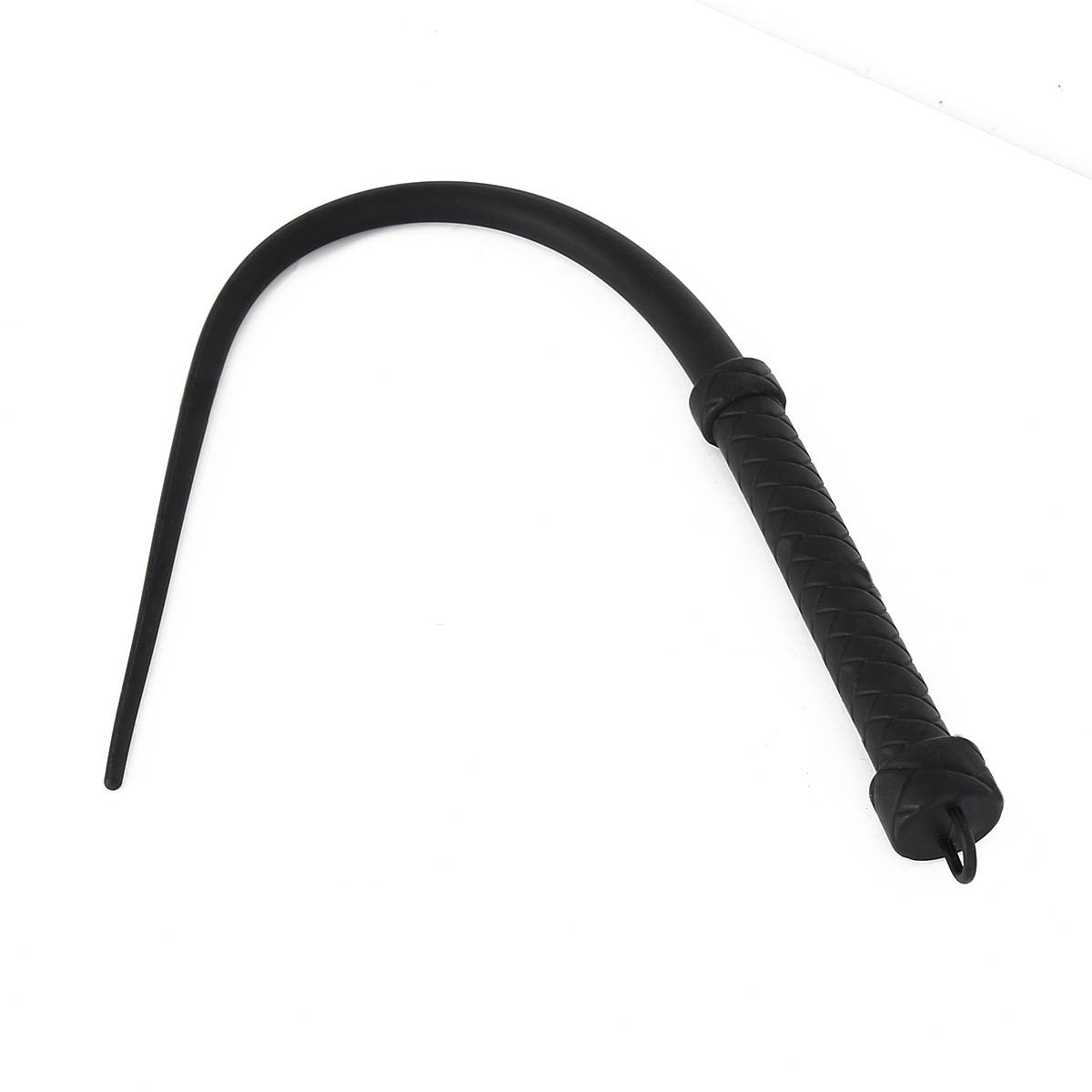 Black silicon whip