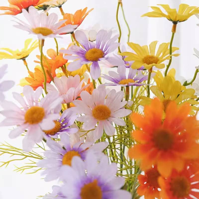 INS Wind Simulation Flower Hand Hand Little Wiring Chrysanthemum 5 Dutch Chrysanthemum Photography Prop Fagitar Decoration Flower Decoration