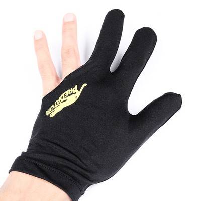20 black leopard gloves (package)