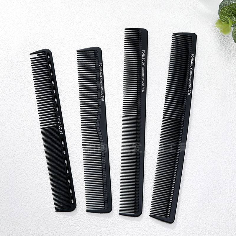 Hair salon professional hairdressing tail comb, picking comb, hair comb, anti -electrostatic men's hairdresser flat head cutting comb