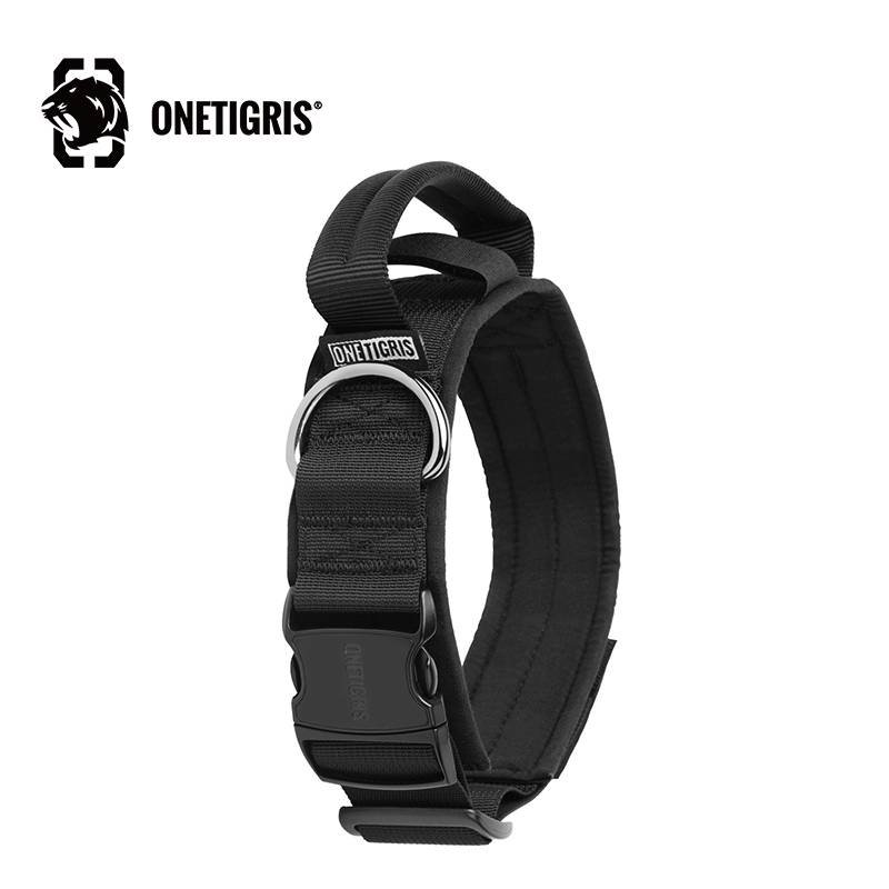 One Tiger [K9] Tactical dog collar medium large -scale dog explosion -proof rope neck rope and walk dogs to prevent strange comfort
