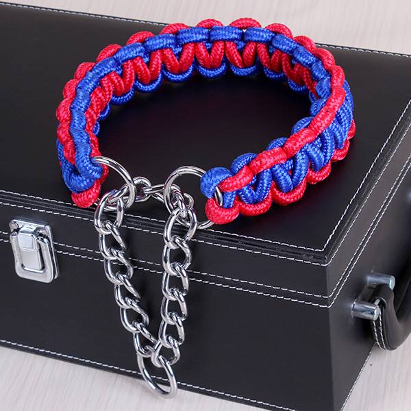 Dog rope neck ring golden retamation ring puppy P chain pet neck mid -type dog large dog large dog chain walking dog neck cover