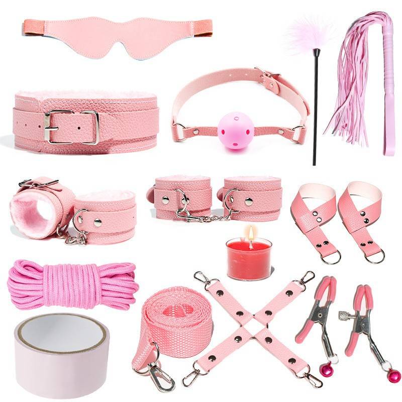 Thirteen pink packages (packages) of Fun velvet