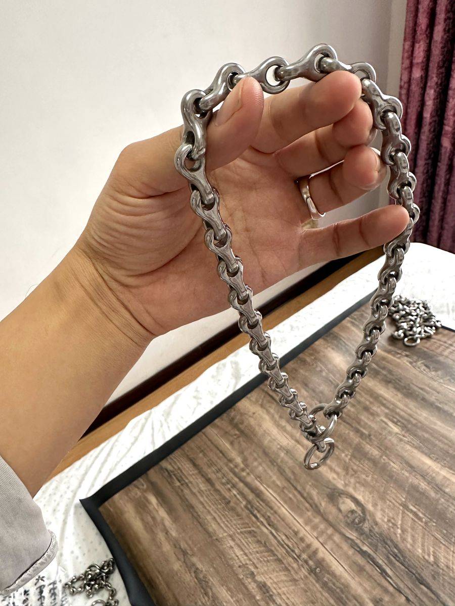 304 Stainless Steel keel, dog collar P chain neck, large dog mammoth, Central Asia Rowa Vaso Dubin's neck