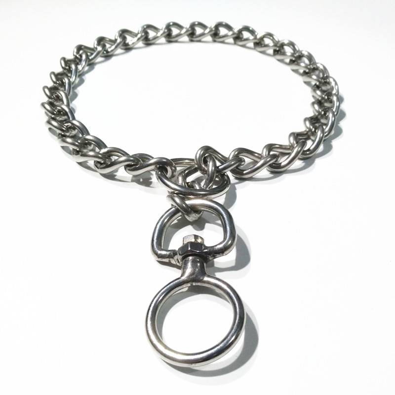 Stainless steel dog collar Large dogs and snake chain Germans, Muslims Dogs Dogs Dog Bog Chain Neck Neck Circle Dog Dog P chain