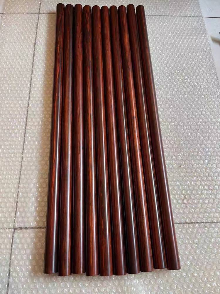 Little leaf rosewood martial arts stick fitness stick old material round wooden stick yoga rod stick materials long stick car body defense short stick