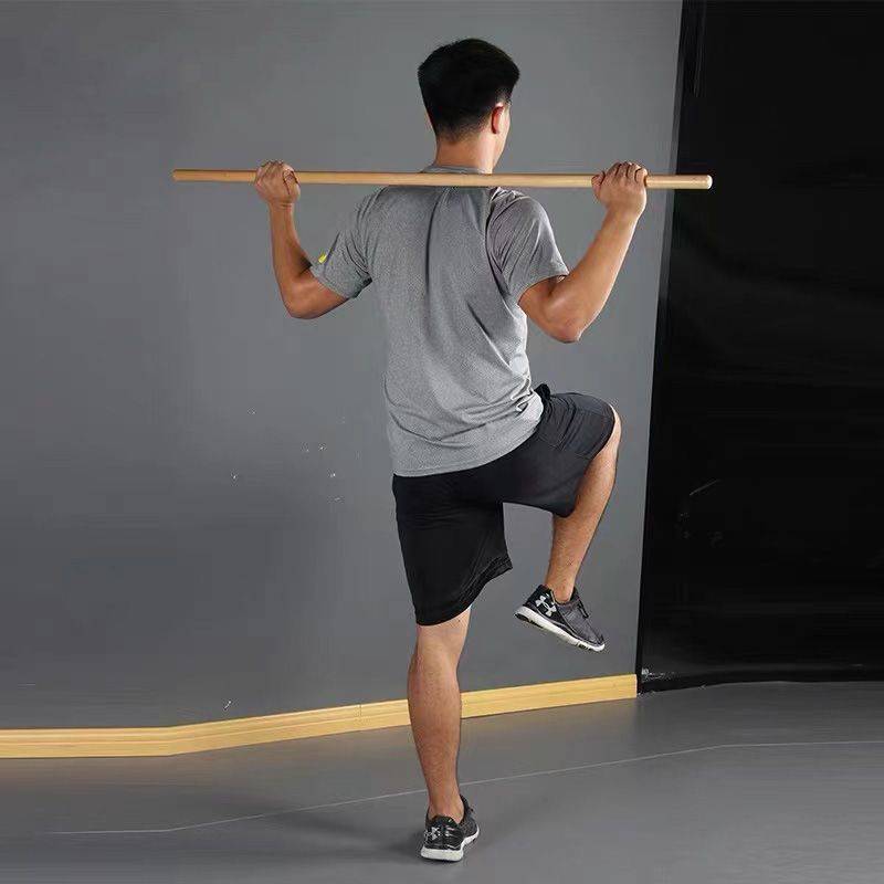 Yoga Plati training equipment evaluate stick spine correction sticks fitness stick rehabilitation wood stick shape 1.2 meters