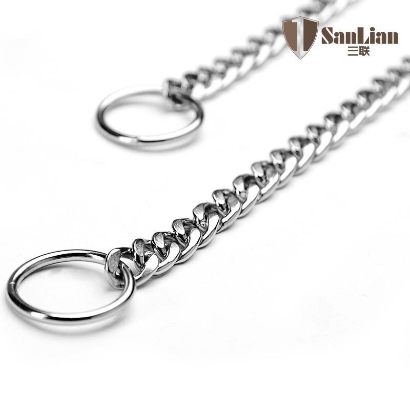 Stainless Steel Dog Training P Chain necklasses Lotal Washed Wrangle Dog Dobin Training Dog Neck Chain Ps Chain Dog Cover Explosion
