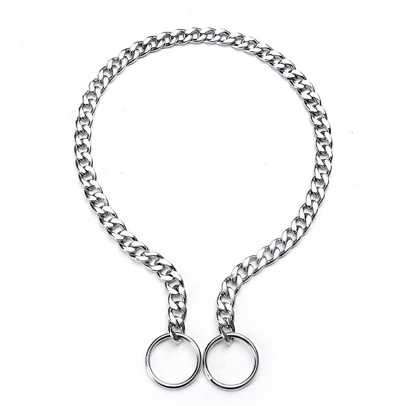 Stainless Steel Dog Training P Chain necklasses Lotal Washed Wrangle Dog Dobin Training Dog Neck Chain Ps Chain Dog Cover Explosion