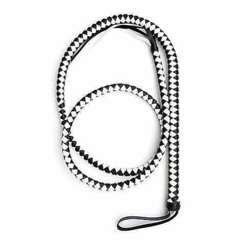White six whip dance black props long leather whip black cos knights equipped with fitness loose whip white willow whip