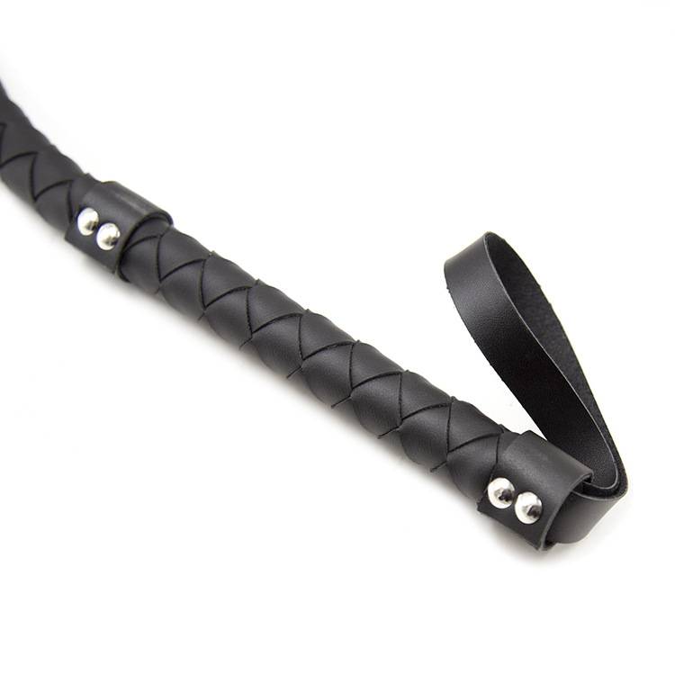 Puppy choker snake whip tool small circle practical tool long velvet leather whip super painful script kill props