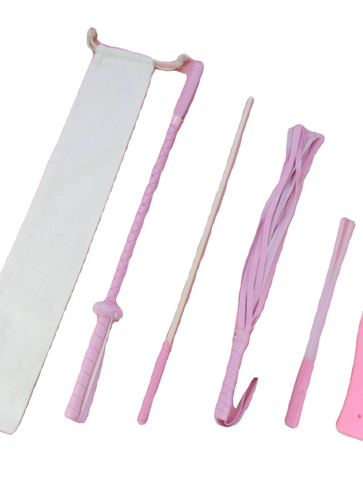 Pink pink whip spang Practice tool Set vine leather shoot DIY toy training dog shooting supplies