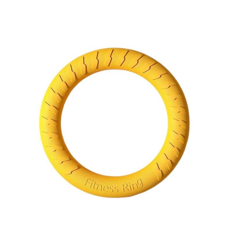 Dog toy toy, large dog circular flying tray, vocal, tension ring molars, bite, embarrassed stuffy artifact, pet dog bite