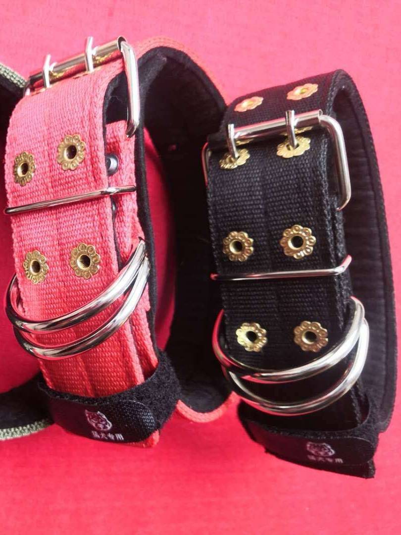 Pure handmade fierce dog products Equipped with pet dog big dog reinforcement exquisite neck collar 16 provinces