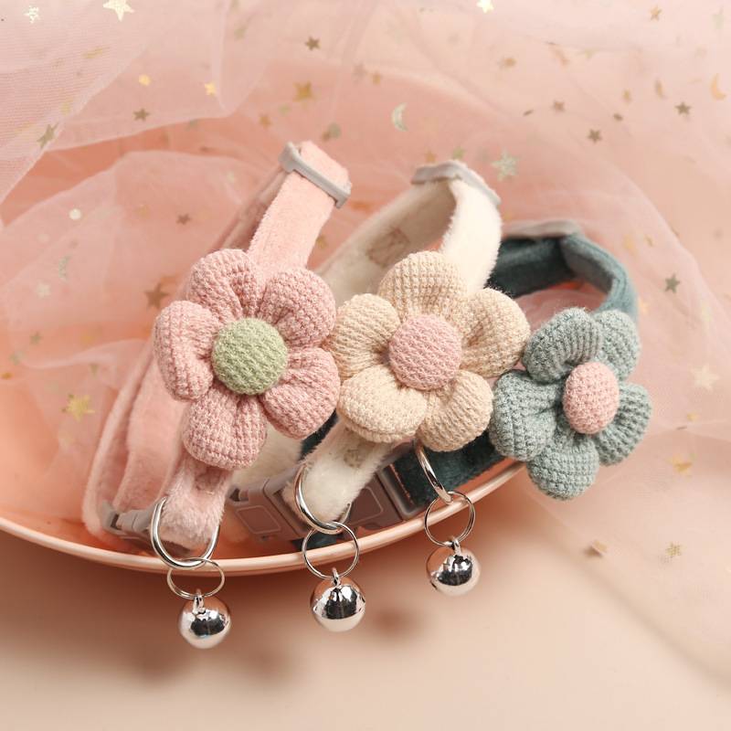 Pet newly ringing bell, dog cat cute cartoon neck neck neck neck necklace