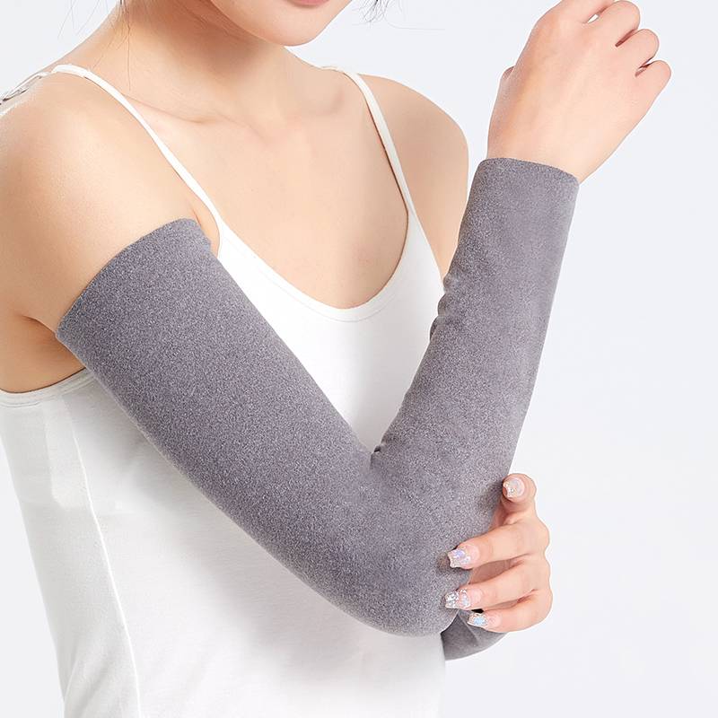 Germany's arm covers men and women in the spring and autumn seasons, lengthened arm protection, half -finger gloves sleeve sleeve, warm and anti -winter vacation sleeve