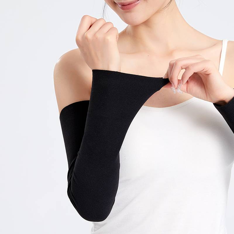 Germany's arm covers men and women in the spring and autumn seasons, lengthened arm protection, half -finger gloves sleeve sleeve, warm and anti -winter vacation sleeve