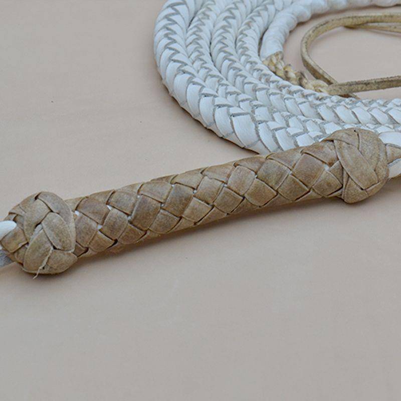 Cowhide horse whip fiber whip whip martial arts whip shepherd shepherd sheep whip 8 shares of cowhide whip handmade